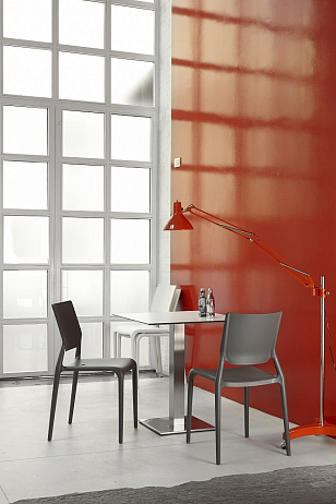 Стул полубарный Scab Design Sirio Цвет: антрацит, садовая мебель