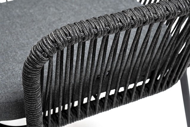 Обеденная группа 4SIS Лион на 4 персоны Цвет: темно-серый, серый гранит 