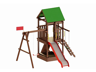 Деревянный городок Leda Домик (1-1), садовая мебель