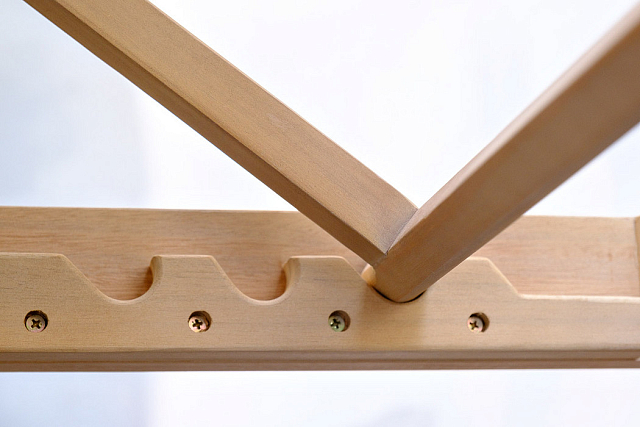 Шезлонг деревянный Joygarden Rimini с матрасом 