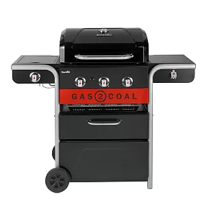 угольный + газовый гриль char-broil gas2coal hybrid 3b