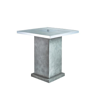 Уличный газовый стол камин Clifton Standing Table Grey (без столешницы) для сада и загородного дома Уличный газовый стол камин Clifton Standing Table Grey (без столешницы), уличное оборудование
