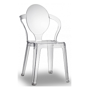 Стул Scab Design Spoon Цвет: бесцветный, садовая мебель