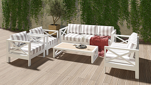 Лаунж зона Joygarden Mia XL для дачи Лаунж зона Joygarden Mia XL, садовая мебель