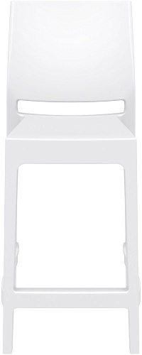 Стул полубарный Siesta Contract Maya Bar 65 Цвет: белый, садовая мебель