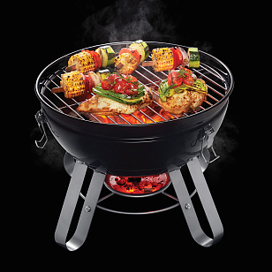 угольный гриль napoleon nk14k-leg