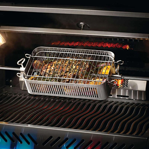 Насадка на вертел Napoleon "Корзинка" с регулировкой зажима для сада