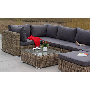 Журнальный столик 4SIS Лунго Цвет: соломенный для дачи Журнальный столик 4SIS Лунго Цвет: соломенный, садовая мебель