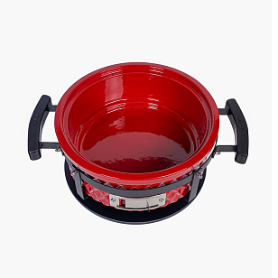 Настольный керамический гриль Diamond Egg Tabletop Grill Цвет: красный для сада