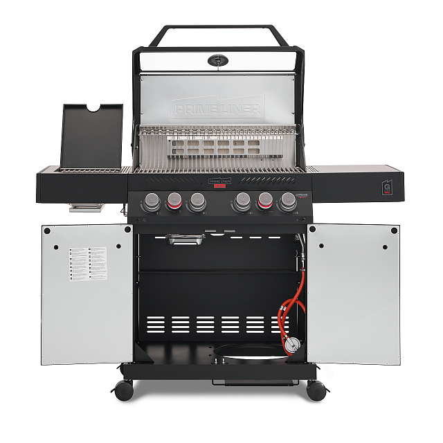 газовый гриль primeliner g class pro deluxe черный