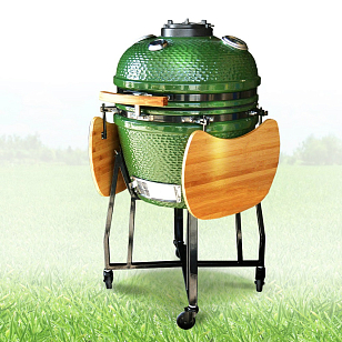 керамический гриль st grill 22" green для дачи