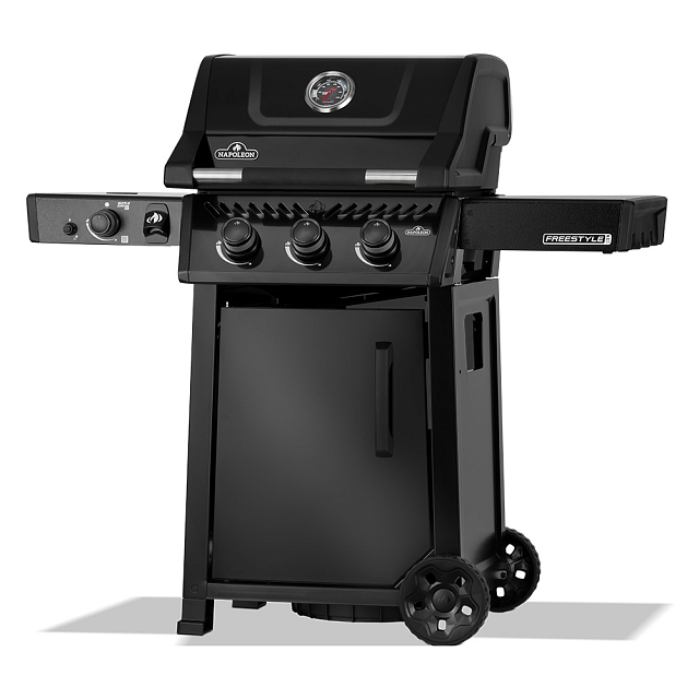 газовый гриль napoleon freestyle 365 pro sib (с ик горелкой 2/3 и дверцей)