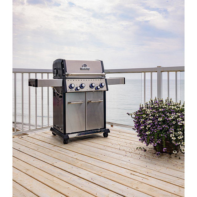 гриль газовый broil king baron s490ir