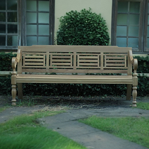 Скамейка из тика Lite Miri, садовая мебель