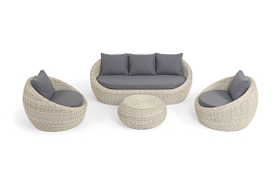 Лаун-зона 4SIS Барселона, цвет бежевый, садовая мебель