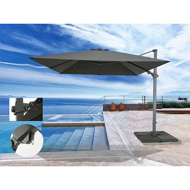 Зонт уличный Brafritid Varallo антрацит 