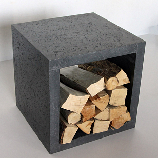 Дровница из бетона Concretika DR 45 для сада и загородного дома Дровница из бетона Concretika DR 45, уличное оборудование