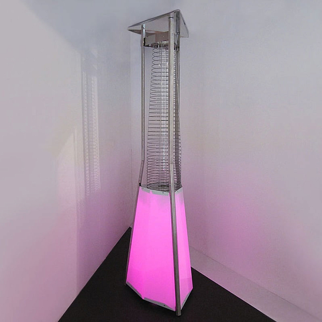 Уличный газовый обогреватель Siabs Kaliente RGB с дистанционным управлением 