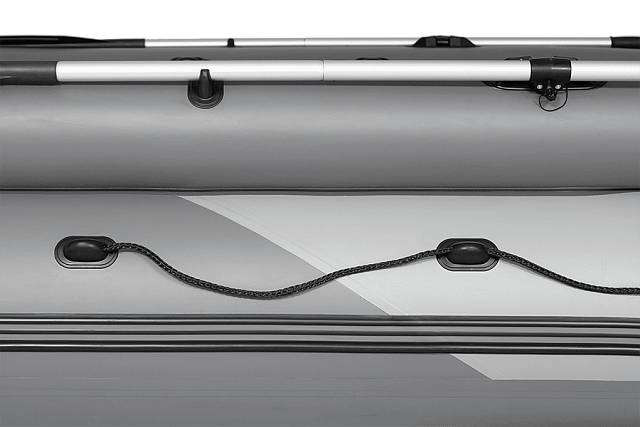 Лодка ПВХ Фрегат 370 Air F (НДНД) серая