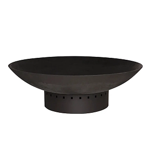 Чугунная чаша на круглом металлическом основании Concretika Iron D 100, уличное оборудование