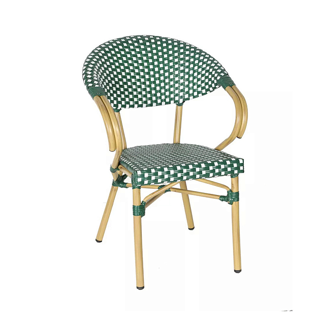 Стул 4SIS Грас, цвет бело-зеленый / бежевый 