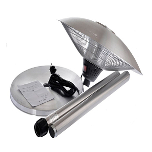 Обогреватель для уличных беседок электрический Hügett Floor Steel 1821-ADC, уличное оборудование