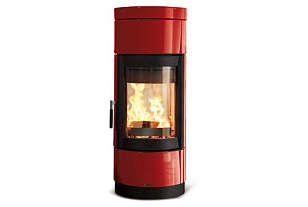 Печь дровяная La Nordica Fortuna Bifacciale Цвет: бордовый, товары для загородного дома
