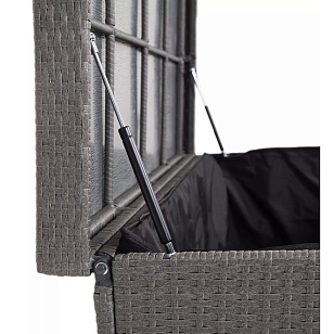 Плетёный сундук для хранения 4SIS Порту Цвет: графит, садовая мебель