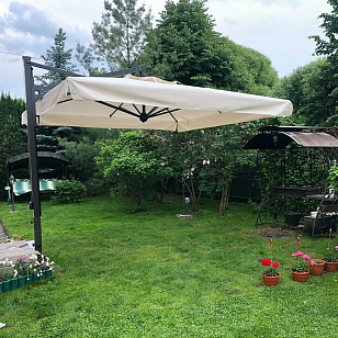 Зонт Scolaro профессиональный Galileo Maxi Dark, садовая мебель