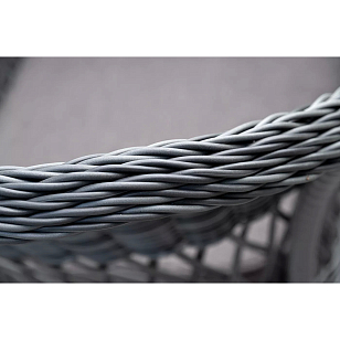 Обеденная группа 4SIS Амароне на 6 персоны, цвет графит, садовая мебель