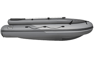 Лодка ПВХ Фрегат 370 Air F (НДНД) серая для отдыха за городом Лодка ПВХ Фрегат 370 Air F (НДНД) серая для хобби и пикника