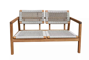Диван из акации двухместный Joygarden Calisto, садовая мебель