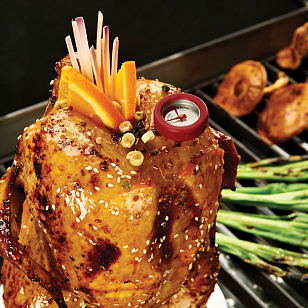 Ростер для курицы с термометром Broil King для приготовления пищи Ростер для курицы с термометром Broil King для сада