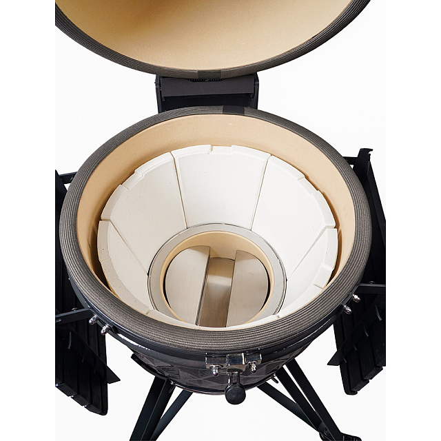 гриль керамический diamond egg xl pro цвет: серый