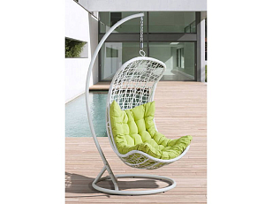 Подвесное кресло 4SIS Виши Цвет: белый, зеленый, садовая мебель