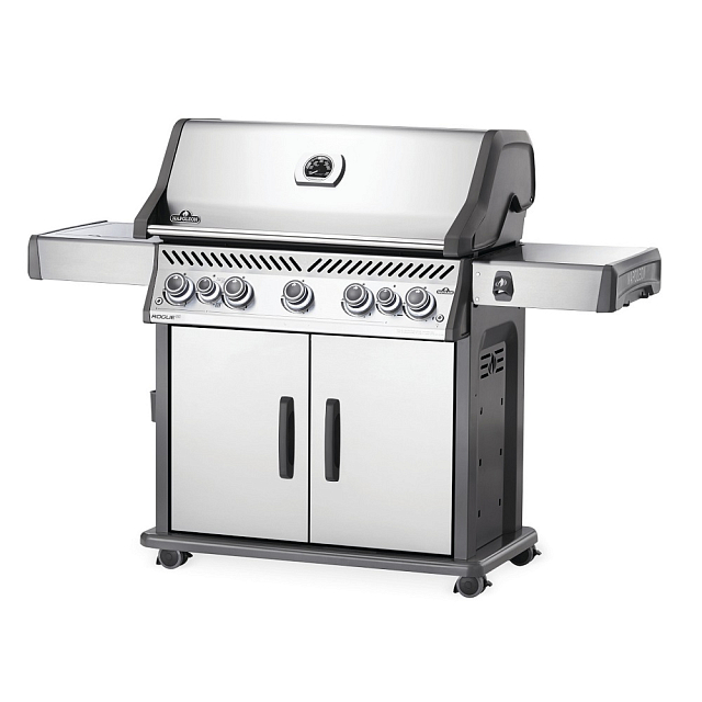 гриль газовый napoleon rogue 625 se (стальной, с ик горелкой 3/3)