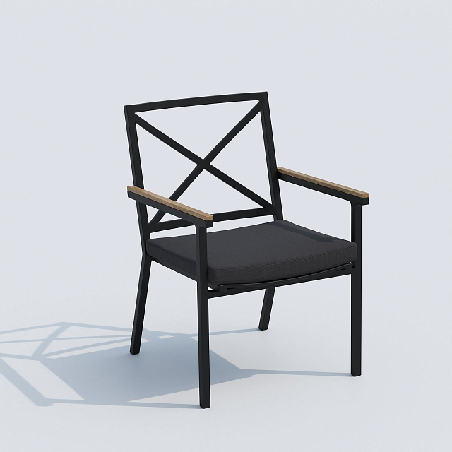 Стул Ideal Patio Festa Цвет: карбон, антрацит 