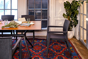 Обеденный комплект Modus темно-серый на 6 персон для дачи Обеденный комплект Modus темно-серый на 6 персон, садовая мебель