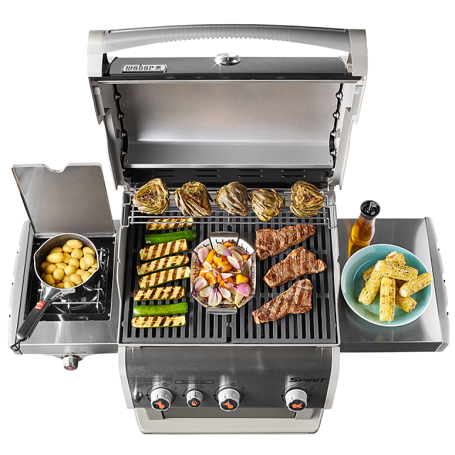 гриль газовый weber spirit s-330 premium gbs, нерж. сталь
