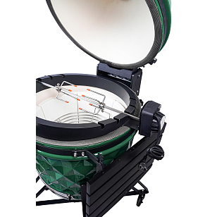 гриль керамический diamond egg xl pro цвет: зеленый для приготовления пищи гриль керамический diamond egg xl pro цвет: зеленый для дачи