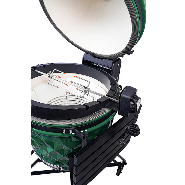 гриль керамический diamond egg xl pro цвет: зеленый