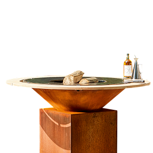 Деревянная столешница OFYR съемная для сада