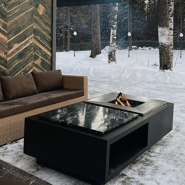 Гриль-очаг Elbrus Home Фудзияма 270х140 (Термостойкая сталь)