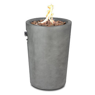 Уличный газовый камин Clifton Compact Round Grey, уличное оборудование