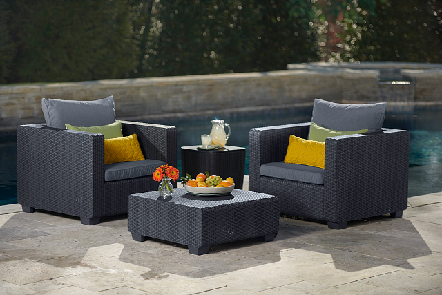 Столик с подушкой Keter Salta Table графит 