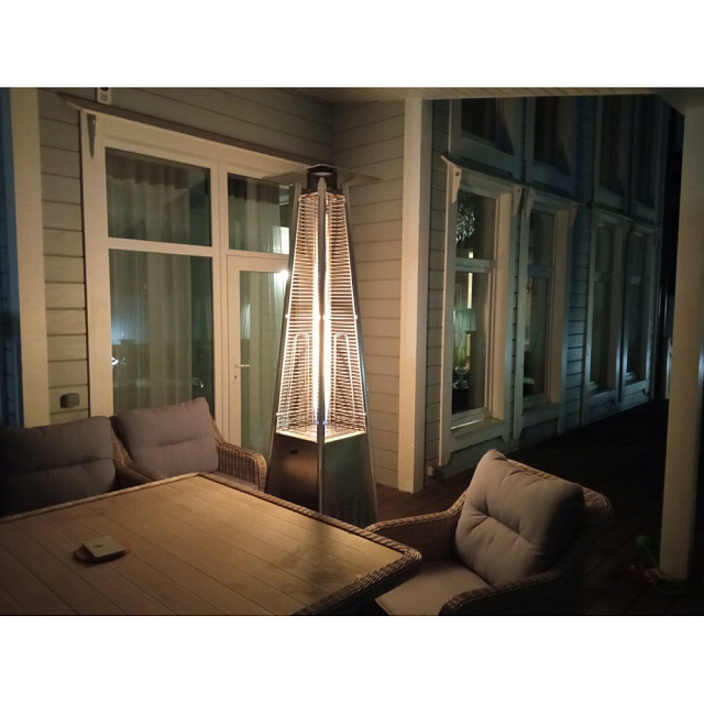 Уличный газовый обогреватель WWT 13I Stainless steel 