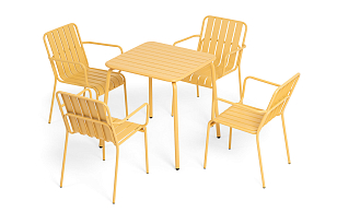 Стул 4SIS Гелиос, цвет желтый, садовая мебель