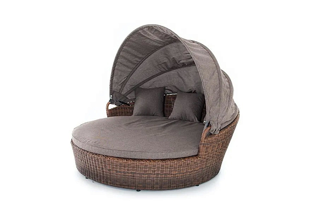 Круглый шезлонг 4SIS Стильяно Цвет: коричневый 