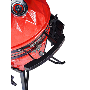 гриль керамический diamond egg xl pro цвет: красный для приготовления пищи гриль керамический diamond egg xl pro цвет: красный для дачи