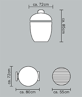 Керамический гриль Monolith Le Chef PRO Red